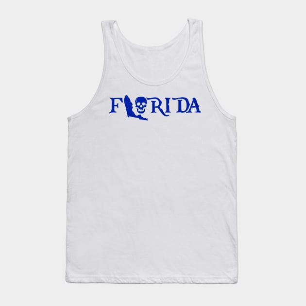 Pirate Skull Florida Gators Tank Top by justin_weise